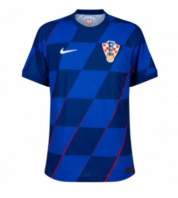 Lacne Muži Futbalové dres Chorvátsko ME 2024 Krátky Rukáv - Preč